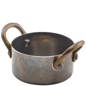 GenWare Vintage Steel Mini Casserole Dish 7 x 3.75cm (Pack of 6)