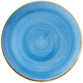 Churchill SCFSEV101 Stonecast Cornflower Blue Coupe Plate 26cm