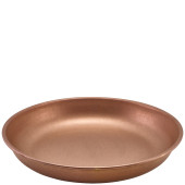 GenWare Copper Vintage Steel Coupe Plate 24cm (Pack of 12)