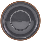 GenWare Kava Dark Grey Stoneware Saucer 16cm/6" (Pack of 6)