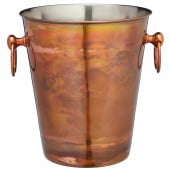 BarCraft Copper Finish Stainless Steel Champagne and Wine Bucket