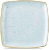 Churchill Stonecast Duck Egg Blue Square Plate