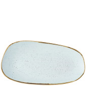Churchill Stonecast Duck Egg Opal Organic Oblong Platter 35 x 18.5cm (Pack of 6)
