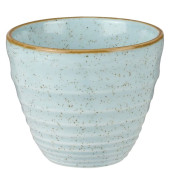 Churchill Stonecast Duck Egg Blue Ripple Chip Mug 9.5cm/3.69" 280ml/9.85oz - Front