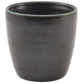 Terra Porcelain Black Chip Cup 8.7cm/3.4" 320ml/10.82oz - Front