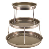 GenWare Three Tier Vintage Steel Seafood Stand