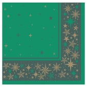 Swantex Merry & Bright Festive Dinner Napkin 40cm 3ply Pine (Pack of 600)