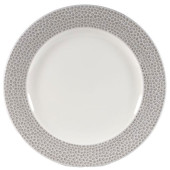 Isla Spinwash Shale Grey Footed Plate 27.6cm