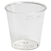 Plastic Shot Glasses 25ml CE Marked (Pack of 1000)