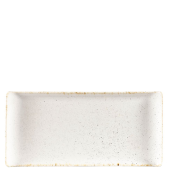 Stonecast Hints Barley White Rectangle Buffet Tray 12"