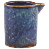Terra Porcelain Aqua Blue Straight Sided Jug 50ml/1.75oz (Pack of 12)