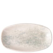 Pioli Smoky Matte Blue Oval Deep Plate 25cm/10" (Pack of 6)