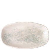 Pioli Smoky Matte Blue Oval Deep Plate 34cm/13" (Pack of 6)