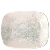 Pioli Smoky Matte Blue Deep Rectangular Plate 21cm/8" (Pack of 6)