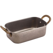 GenWare Vintage Steel Mini Roaster 14.5 x 9.5 x 4.5cm (Pack of 6)