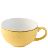 Churchill Stonecast Mustard Seed Yellow Cappuccino Cup 227ml/8oz (Pack of 12)