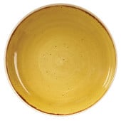 Churchill Stonecast Mustard Yellow Coupe Bowl 31cm/12.19