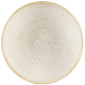 Stonecast Nutmeg Cream Evolve Coupe Bowl 7.25"