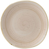 Stonecast Nutmeg Cream Organic Round Plate 26.4cm