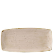 Stonecast Nutmeg Cream Oblong Plate 29.5x15cm