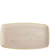 Stonecast Nutmeg Cream Oblong Plate 35x18.5cm