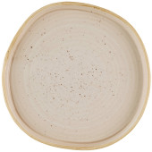 Churchill Stonecast Nutmeg Cream Organic Walled Plate 21cm/8.25" (Pack of 6)