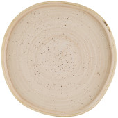 Churchill Stonecast Nutmeg Cream Organic Walled Plate 25.5cm/10" (Pack of 6)