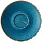 Churchill Stonecast Java Blue Cafe Cappuccino Saucer 15.6cm/6.25" (Pack of 12)