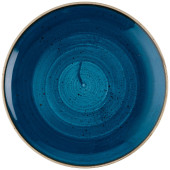 Churchill Stonecast Java Blue Evolve Coupe Plate 26cm/10.1875" (Pack of 12)