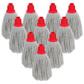 Socket Mop Heads 300g 10oz Red (Bulk Pack of 10)