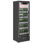 Sterling Pro SP110-BK Single Door Black Upright Bottle Cooler 293L