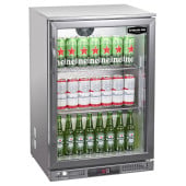Sterling Pro Outdoor Stainless Steel Back Bar Bottle Cooler Beer Fridge Single Door 134 Litre