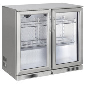 Sterling Pro SP2HC-STS Double Door S/S Bottle Cooler 228L