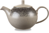 Studio Prints Homespun Charcoal Black Beverage Pot 42.6cl 10.5cm