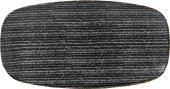 Studio Prints Homespun Charcoal Chefs' Oblong Plate 35.5x18.9cm
