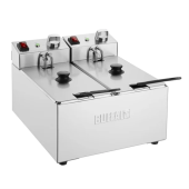 Buffalo Twin Tank Twin Basket 2x3 Litre Countertop Fryer 2x2kW