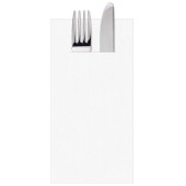 Swantex White Linclass Pocket Napkin 8 Fold 40cm (Pack of 300)