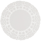 Swantex Round White Doily 19cm/7.5" (Pack of 250)