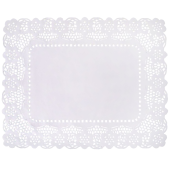 Swantex Rectangle White Doily 30.5x40.7cm/12x16" (Pack of 250)