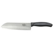 Victorinox Fibrox Santoku Knife Fluted Edge 17cm