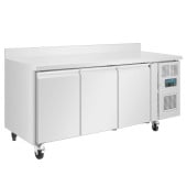 Polar Counter 3 Door Freezer with Upstand 417 Litre