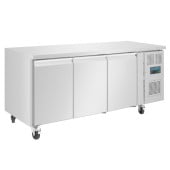 Polar 3 Door Counter Freezer 417 Litre