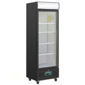 Polar G-Series Upright Display Fridge Black 368 Litre