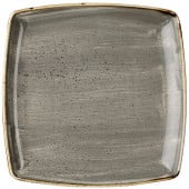 Churchill SPGSDS101 Stonecast Grey Deep Square Plate 26.8x26.8cm