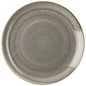 Churchill Stonecast Peppercorn Grey Coupe Plate 26cm/10.19" (Pack of 12)