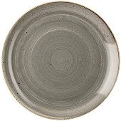 Churchill Stonecast Peppercorn Grey Coupe Plate 16.5cm/6.44" (Pack of 12)