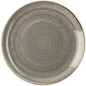 Churchill Stonecast Peppercorn Grey Coupe Plate 21.7cm/8.5" (Pack of 12)