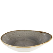 Stonecast Grey Round Dish 16 x 14.5cm