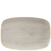 Churchill SPGSOBL41 Stonecast Grey Oblong Chefs Plate 12x7.8"