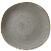Churchill SPGSOG101 Stonecast Grey Organic Round Plate 26.4cm